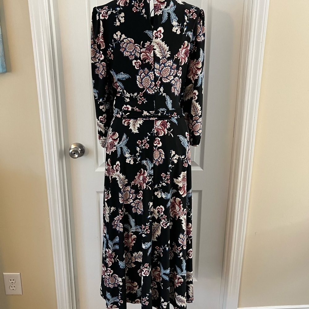 Ralph Lauren Black Floral Dress - Picture 2 of 4